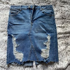 Highway Jeans Denim Skirt